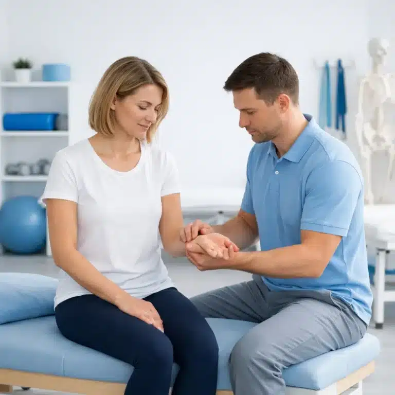 Zespół cieśni nadgarstka – objawy i rehabilitacja